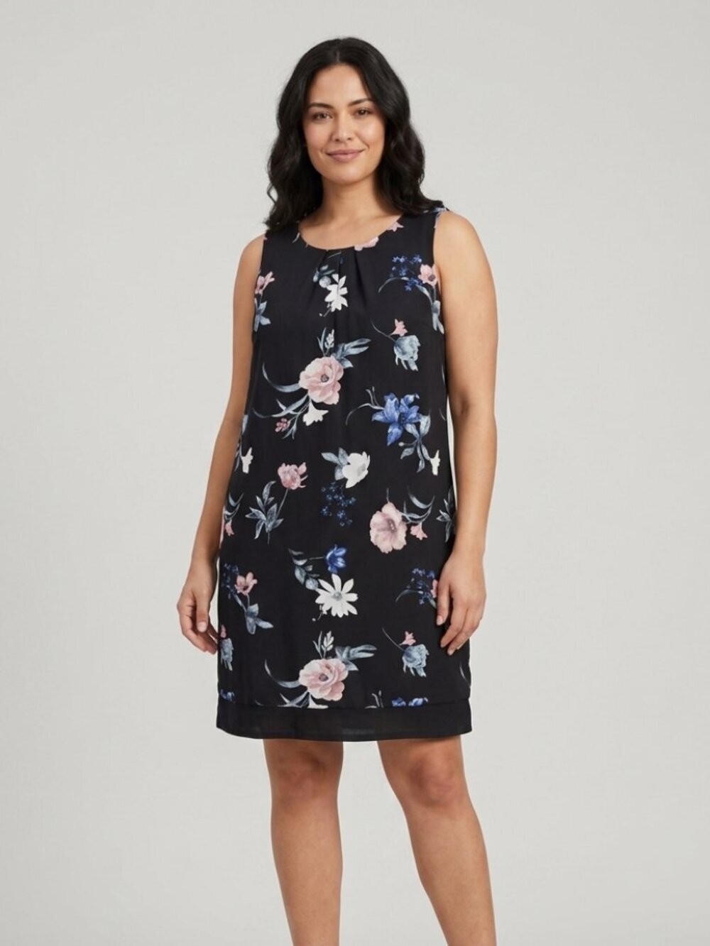 Dex Floral Black Dress